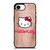 HELLO KITTY FACE WOOD iPhone 16e Case