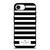 KATE SPADE NEW YORK BLACK WHITE STRIPES iPhone 16e Case