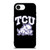 TCU HORNED FROGS FOOTBALL LOGO iPhone 16e Case
