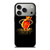 MIAMI HEAT LOGO ART iPhone 17 Pro Case