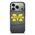 MICHIGAN WOLVERINES LOGO iPhone 17 Pro Case