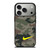 NIKE LOGO CAMO ARMY iPhone 17 Pro Case