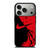 NIKE SWOOSH LOGO RED BLACK iPhone 17 Pro Case