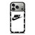 NIKE SWOOSH ROUND WHITE iPhone 17 Pro Case