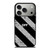 OFF WHITE LOGO STRIPE iPhone 17 Pro Case