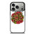 SANTA CRUZ SKATEBOARD FLORAL WHITE iPhone 17 Pro Case