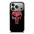 THE PUNISHER SKULL RED BLUE ARTWORK iPhone 17 Pro Case