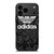 ADIDAS LOGO BLACK FLORAL iPhone 17 Pro Max Case