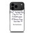 FRIENDS QUOTE GOODBYE iPhone 17 Pro Max Case