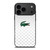 LACOSTE SILVER PATTERN iPhone 17 Pro Max Case