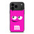 M&M PINK iPhone 17 Pro Max Case