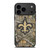 NEW ORLEANS SAINTS CAMO LOGO iPhone 17 Pro Max Case