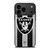 OAKLAND RAIDERS STRIPE LOGO iPhone 17 Pro Max Case