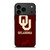 OKLAHOMA SOONERS WOODEN LOGO iPhone 17 Pro Max Case