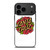 SANTA CRUZ SKATEBOARD FLORAL WHITE iPhone 17 Pro Max Case SANTA CRUZ SKATEBOARD FLORAL WHITE iPhone 17 Pro Max Case