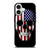 AMERICAN FLAG SKULL METAL iPhone 17 Case
