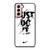 NIKE LOGO JUST DO IT GLITCH BLACK Samsung Galaxy S21 Case