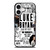 LUKE BRYAN QUOATE COLLAGE iPhone 17 Case