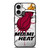 MIAMI HEAT CRACKED LOGO iPhone 17 Case