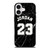 MICHAEL JORDAN 23 BLACK MARBLE iPhone 17 Case