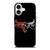OUTLAW LOGO RED SILVER METAL iPhone 17 Case