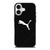 PUMA LOGO BLACK LEATHER iPhone 17 Case