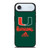 MIAMI HURRICANES GREEN LOGO iPhone Air Case