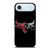 OUTLAW LOGO RED SILVER METAL iPhone Air Case
