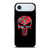 THE PUNISHER SKULL RED BLUE ARTWORK iPhone Air Case THE PUNISHER SKULL RED BLUE ARTWORK iPhone Air Case