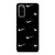 BLACK NIKE LOGO PATTERN Samsung Galaxy S20 Case