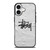 STUSSY LOGO ICON WHITE iPhone 17 Case