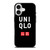 UNIQLO LOGO BLACK 2 iPhone 17 Case