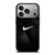 NIKE LOGO BLACK ABSTRACT LINE iPhone 17 Pro Case