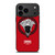 CROOK AND CASTLES BANDANA RED iPhone 17 Pro Max Case