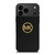 MICHAEL KORS MK LOGO BLACK GOLD iPhone 17 Pro Max Case