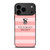 VICTORIA'S SECRET PINK STRIPES 2 iPhone 17 Pro Max Case