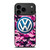 VW VOLKSWAGEN PINK CAMO iPhone 17 Pro Max Case