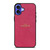 COACH NEW YORK LOGO PINK iPhone 16 Case