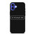 COACH NEW YROK LOGO BLACK iPhone 16 Case