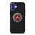 MERCEDES BENZ CLASSIC LOGO CARBON iPhone 16 Case