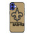 NEW ORLEANS SAINTS FOOTBALL CLUB ICON iPhone 16 Case