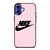 NIKE PINK LOGO iPhone 16 Case