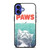 PAWS FUNNY JAWS CAT iPhone 16 Case