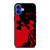 UNDER ARMOUR LOGO RED BLACK iPhone 16 Case