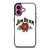 JIM BEAM WHISKEY LOGO WHITE iPhone 16 Plus Case