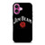 JIM BEAM WHISKEY RED LOGO iPhone 16 Plus Case