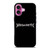 MEGADETH LOGO METAL BAND iPhone 16 Plus Case