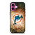MIAMI DOLPHINS LOGO iPhone 16 Plus Case