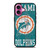 MIAMI DOLPHINS WOODEN LOGO iPhone 16 Plus Case