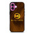 MICHAEL KORS GOLDEN MARBLE LOGO ICON iPhone 16 Plus Case